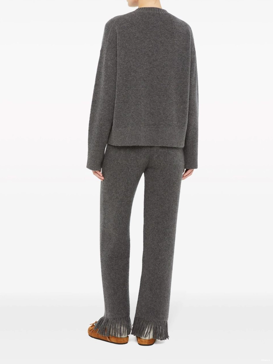Cheap crew-neck Alanui cashmere-silk jumper Women blend 0727